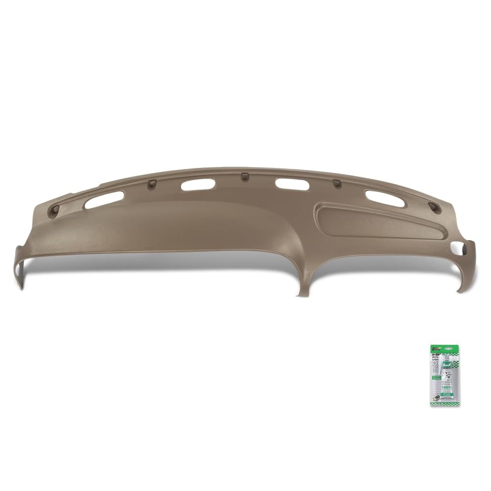 TPE Dash Bezel Pad Cover Beige for 1998-2001 Ram 1500 1998-2002 Ram 2500 3500