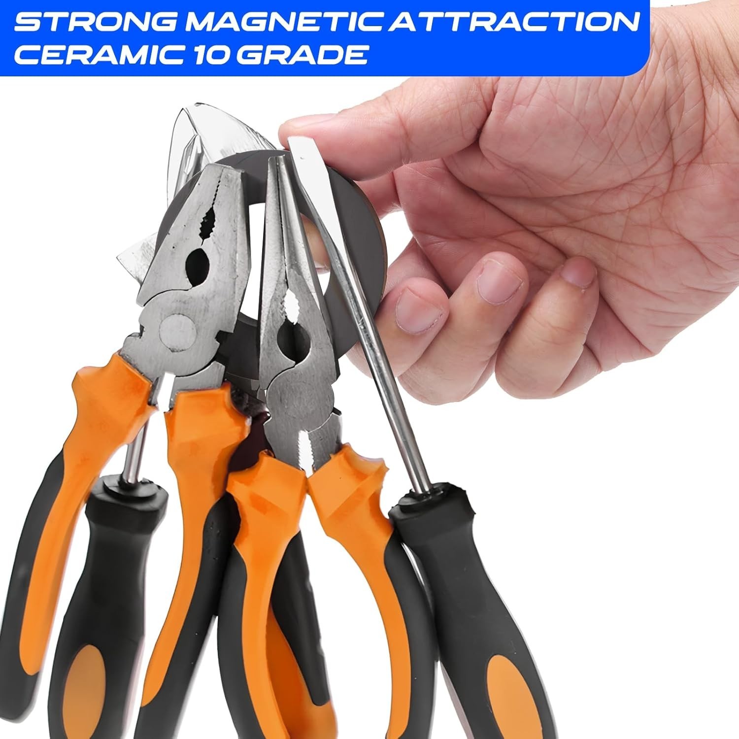Large Magnet – Grade 10 Big Magnets Heavy Duty, OD60 x ID32 x 10mm Strong Round