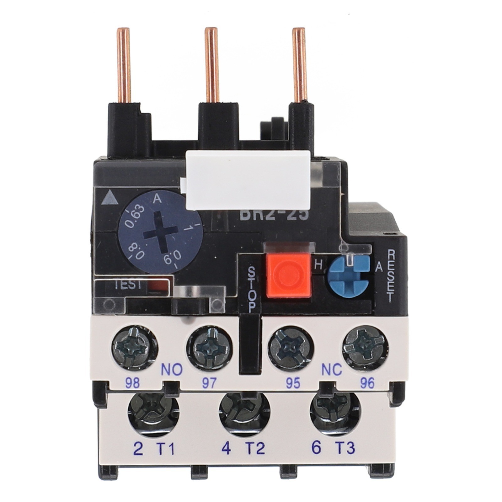 New Practical Motor Relay Thermal Overload 0.1-25Amp With Indicator Light