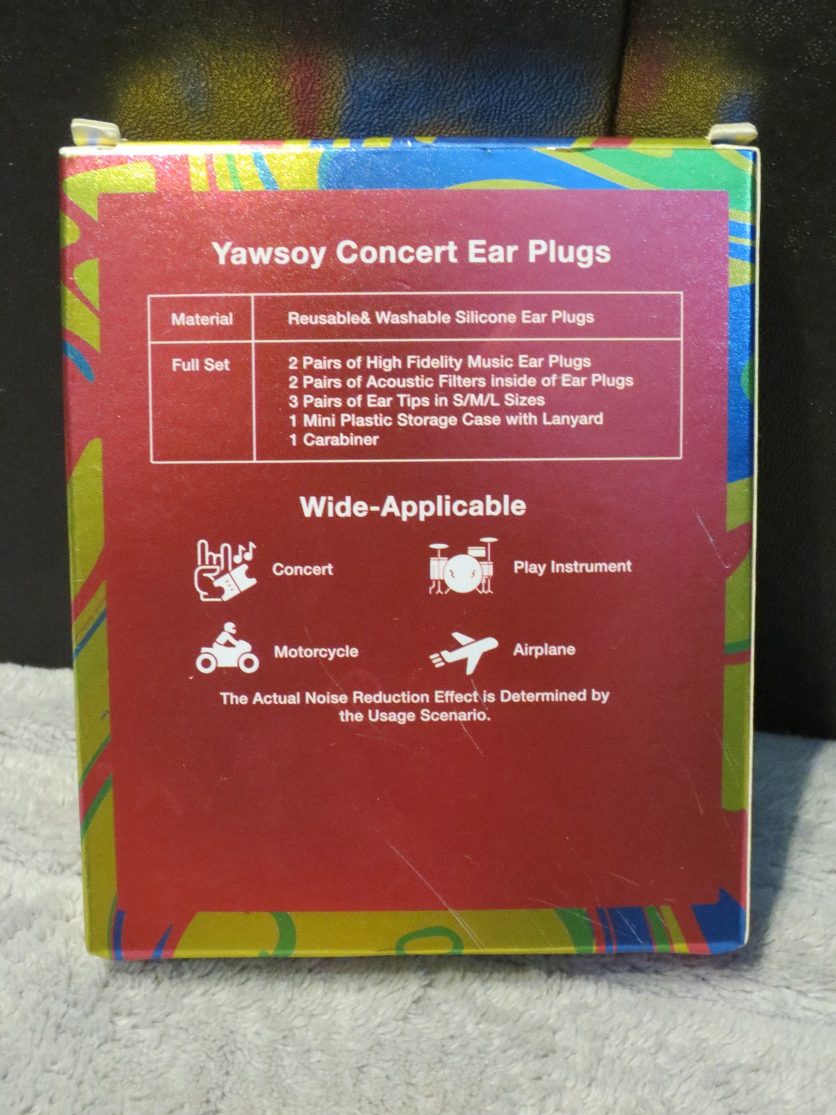 Yawsoy High Fidelity Music Ear Plugs – New – Open Box