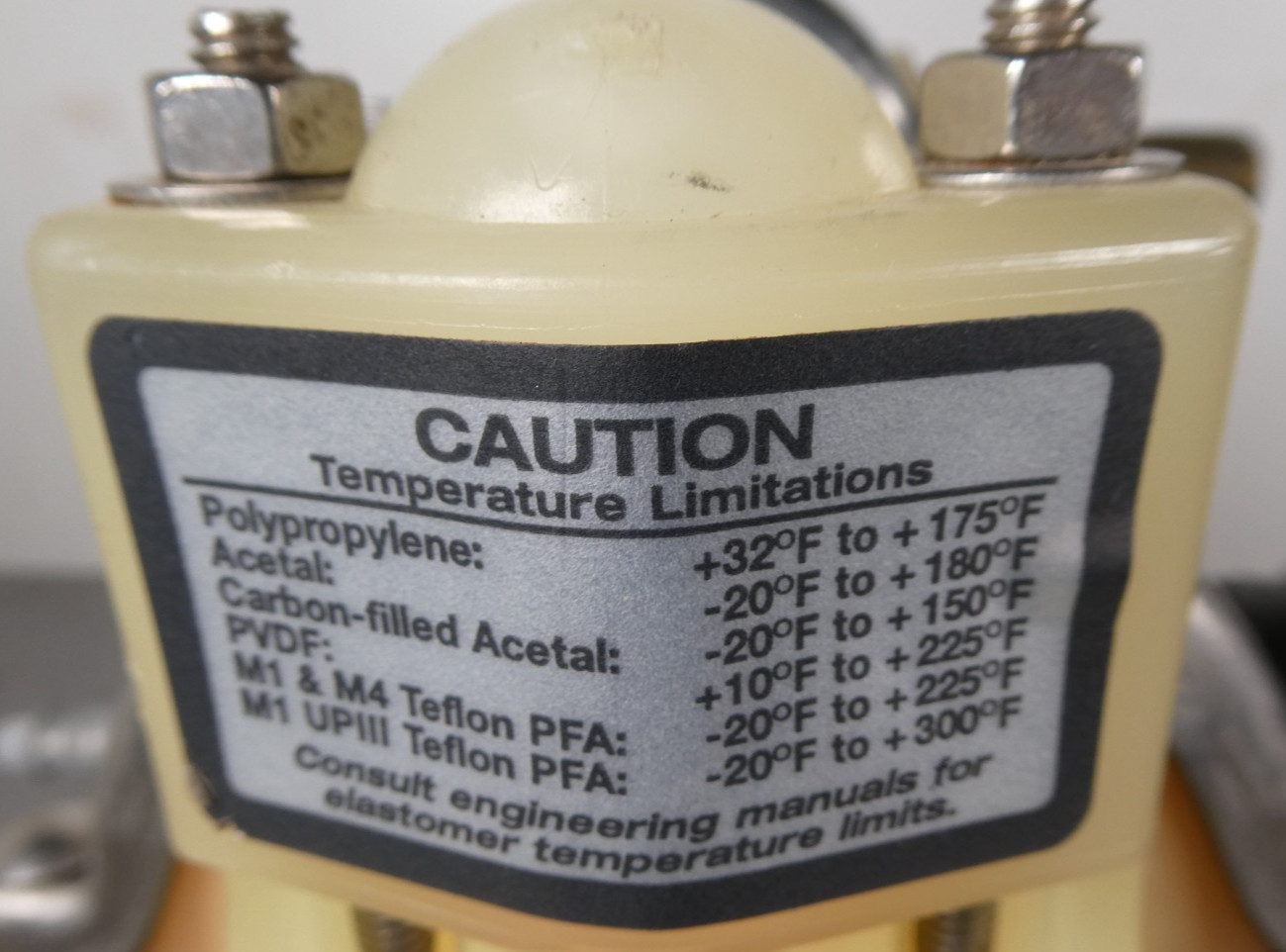 Wilden M1 Pneumatic Air Operated Double Diaphragm Polypropylene Pump