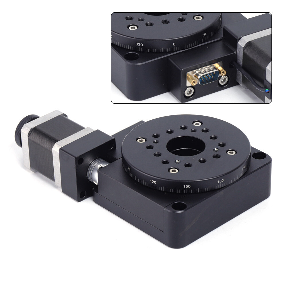 360° Motorized Rotary Stage Electric Rotating Plat Fitm Optical Motorized Stage