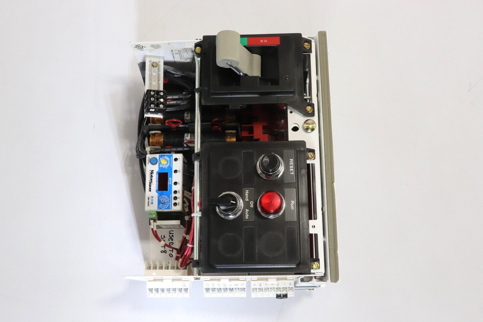 CUTLER HAMMER MVG02267 60A 15HP 3PH FUSIBLE MOTOR CONTROL CENTER UNIT/MCC BUCKET
