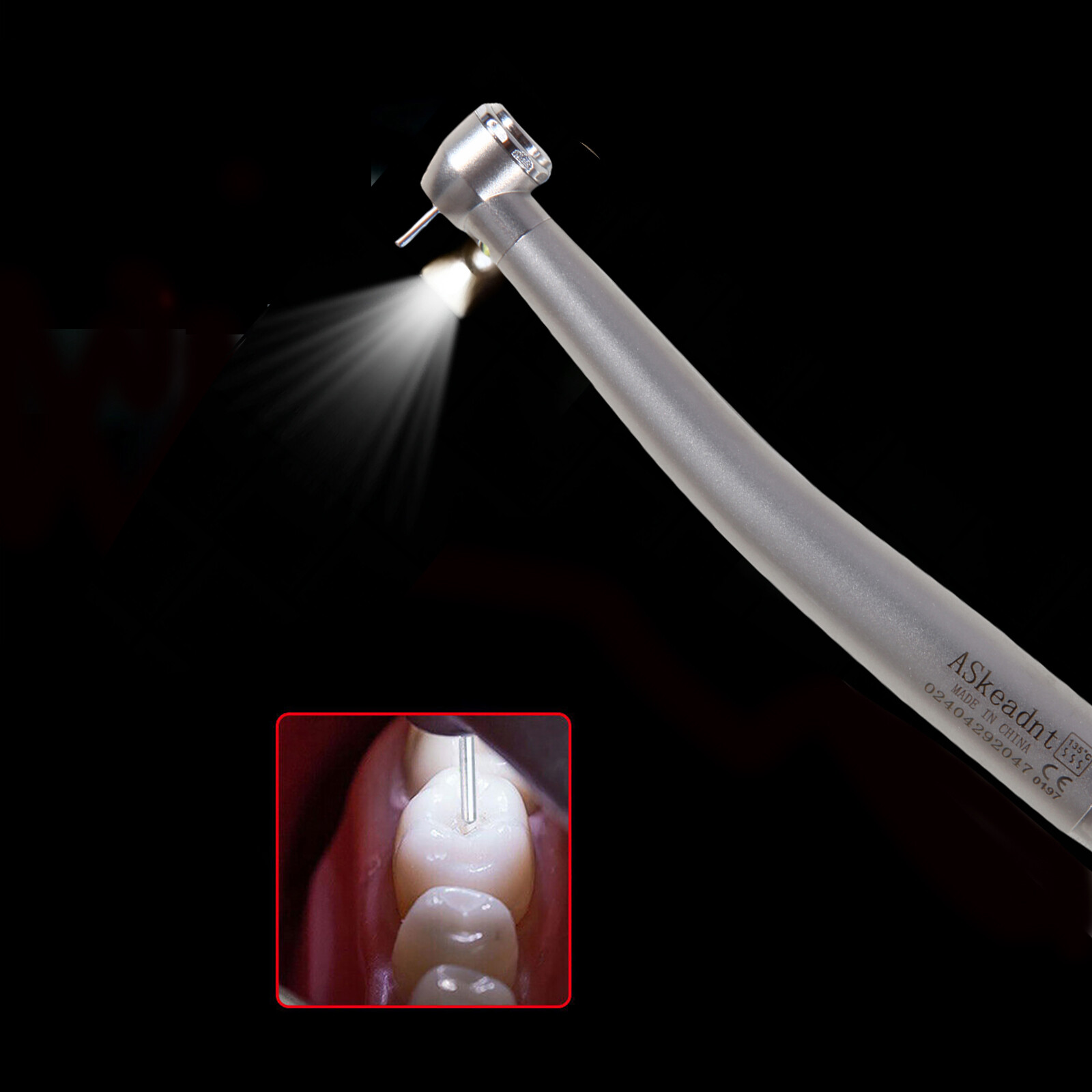 2 Fit Kavo LED High Speed Handpieces +1 Low Speed Latch Oral Kit 2 Hole US STOCK