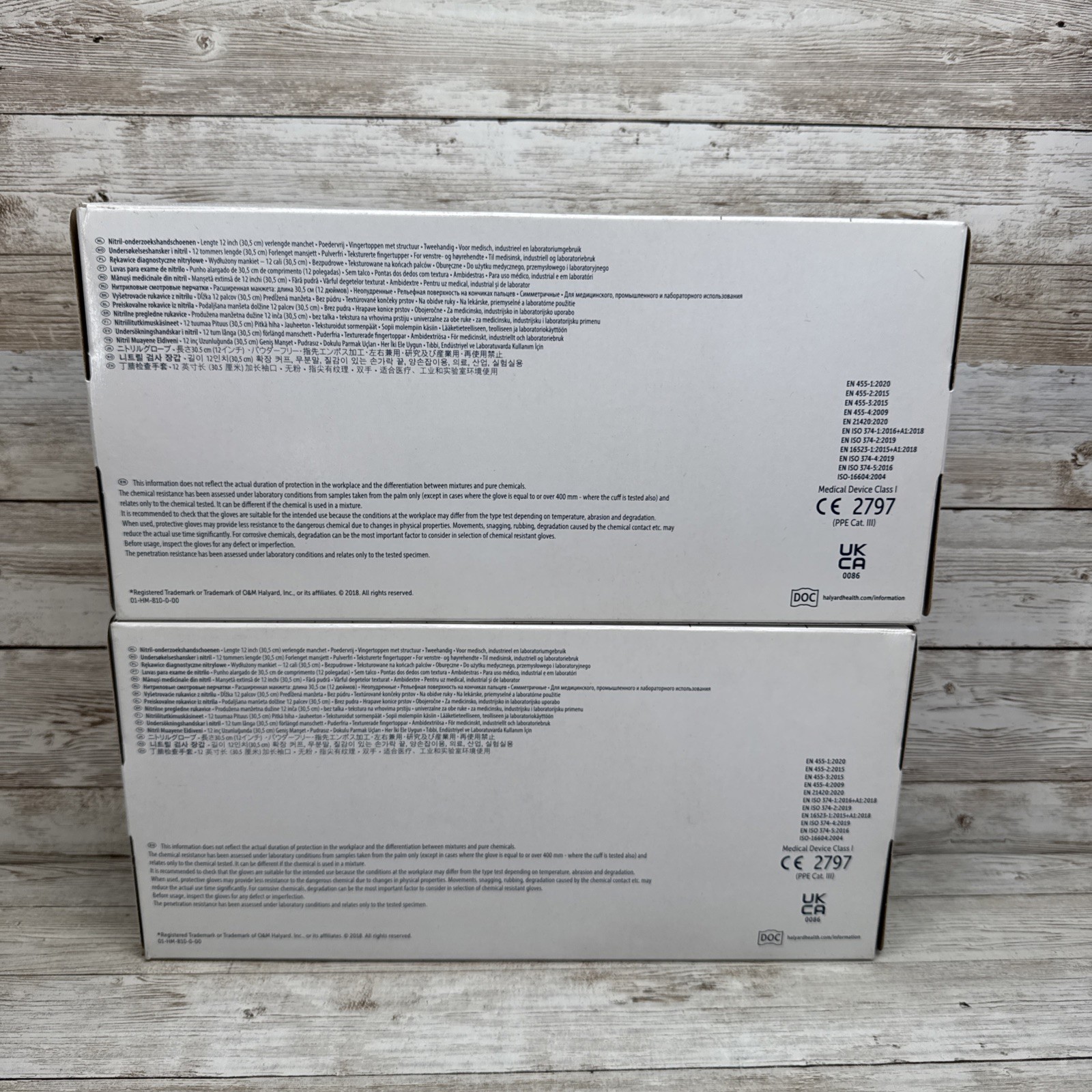 HALYARD PUREZERO LIMON-XTRA Nitrile Exam Gloves *2 Boxes* Size: Large *See Date*