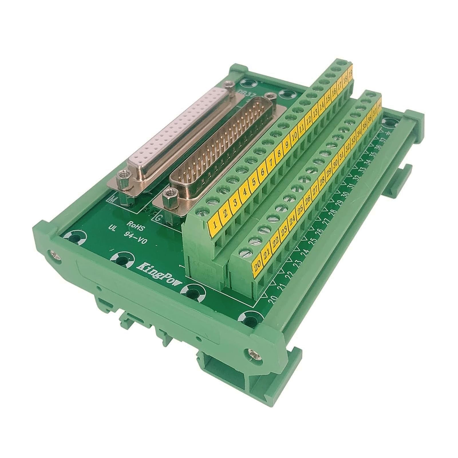 DB37 Solderless Male Female Header Breakout Connector RS232 D-SUB Serial to 3…