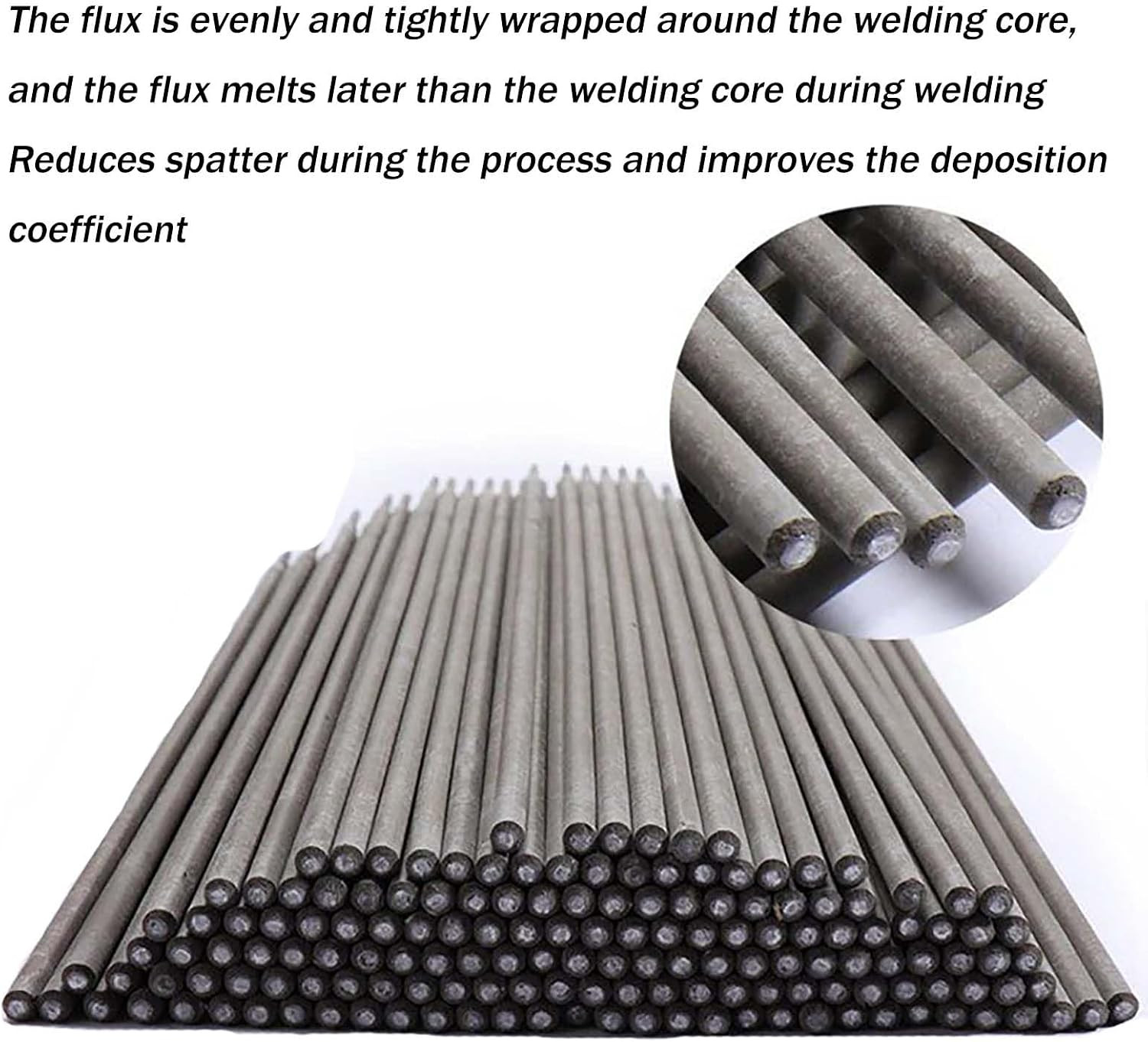 50PCS J422 Welding Rods 1.8Mm, Mild Steel Electrodes, All Position Stick Rods, S