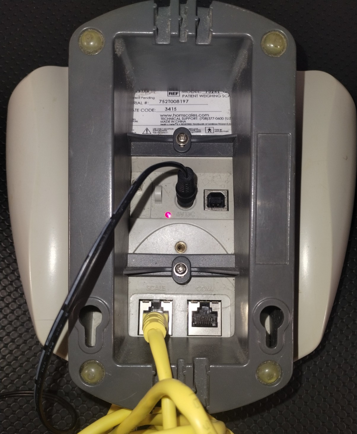 Digital Medical Weighing 660 LB Scale Model 752KL Health O Meter Remote Display