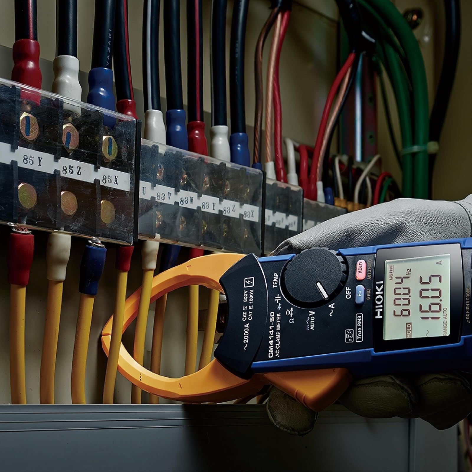 Hioki CM4141-50 AC Clamp Meter – 2000A True RMS, CAT IV 600V