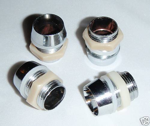 10mm Led Holders Chromed (4pc) for RC led Lights RC Lighthouse