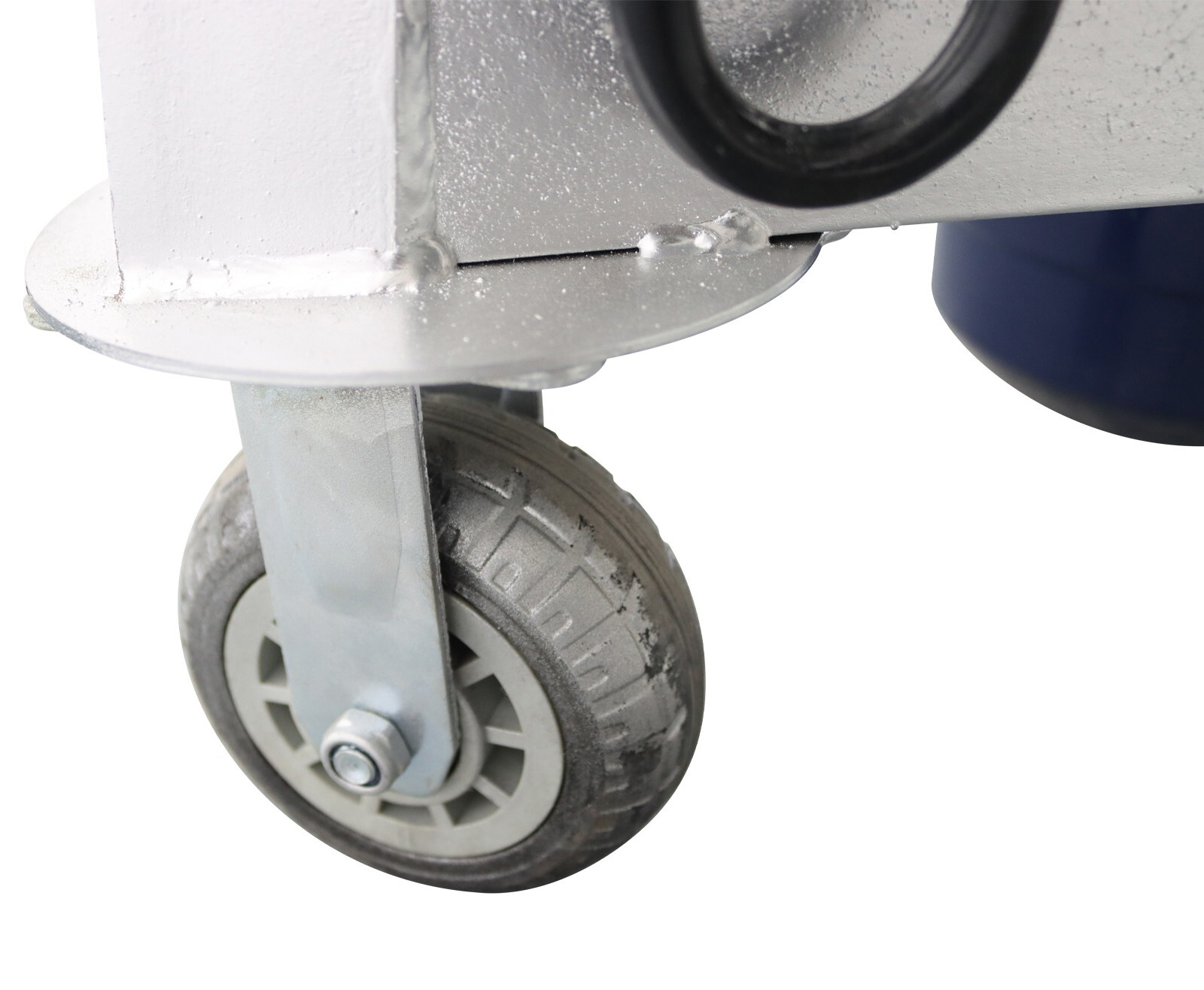 200KG/440LBS Stainless Feed Mixer Granular Plastic Mixer Machine W/Wheel 220V