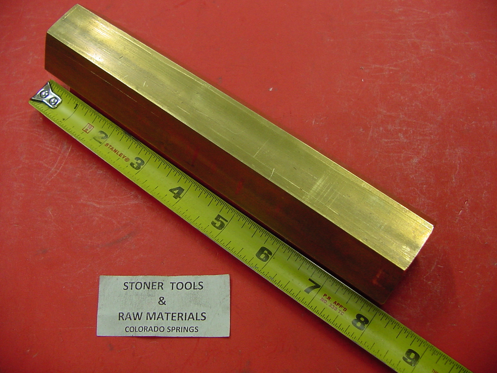 1-1/2″ C360 BRASS HEX BAR 8″ long New Lathe Bar Stock 1.50″ Hex 1/2 Hard