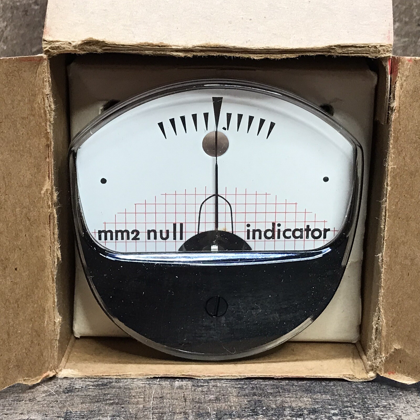 Vintage Honeywell MM2 NULL C INDICATOR Panel Meter *Unused NOS*Made In USA 🇺🇸