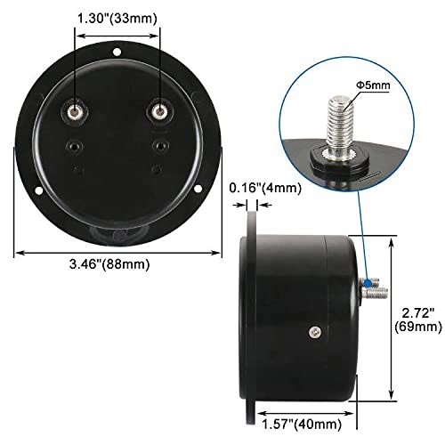 65C5 Analogue Panel Meter Volt Voltage Gauge Analog Voltmeter DC 0-20 V