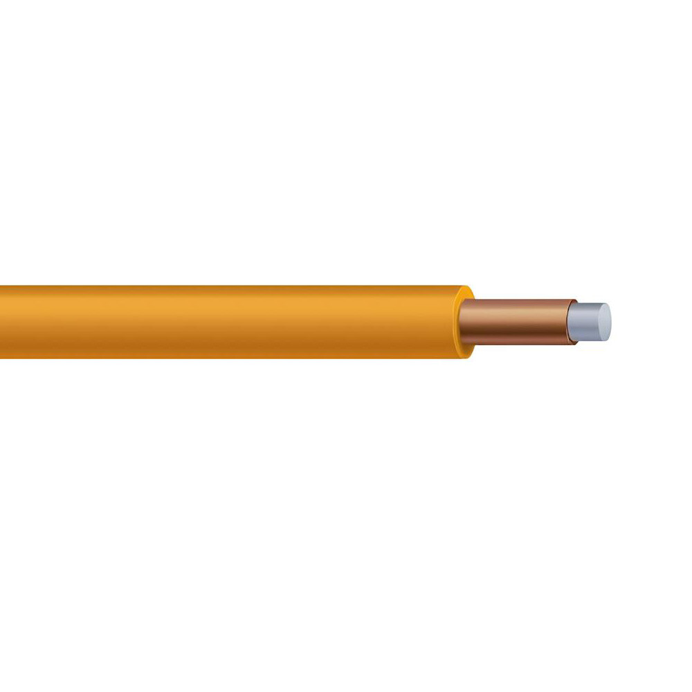8 AWG Solid Copper Clad Steel PE-30 Tracer Wire HDHMWPE Insulation 30V