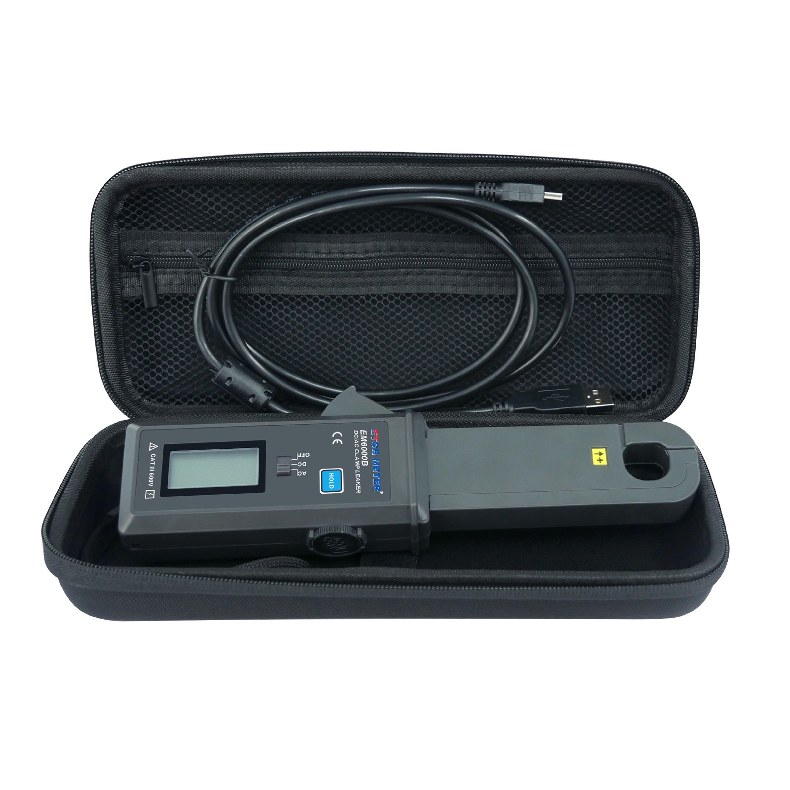EM6000B DC/AC Clamp Leakage Current Meter 0mA ~ 60.0A New ✦KD
