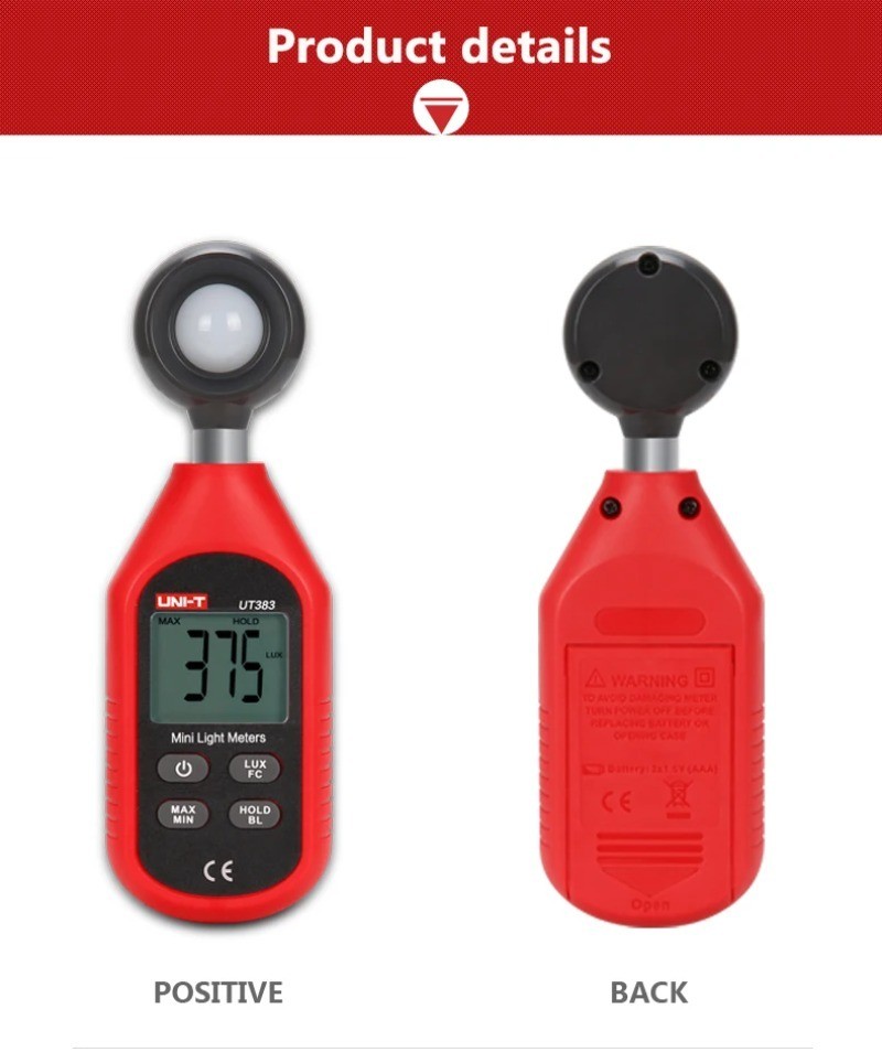 Mini Lux Meter, Digital Lux Meter, Brightness Photometer, Sound Level Meter