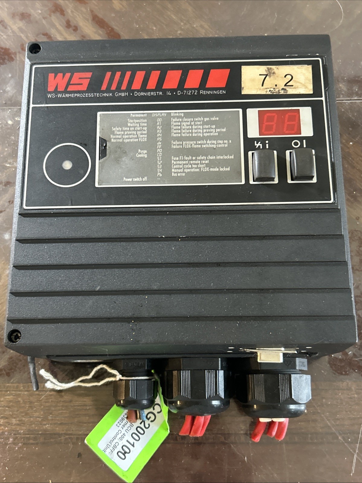 Kromschroder BCU 400: CBFF-3/1F3R2KB1/1 Burner Control Unit #3