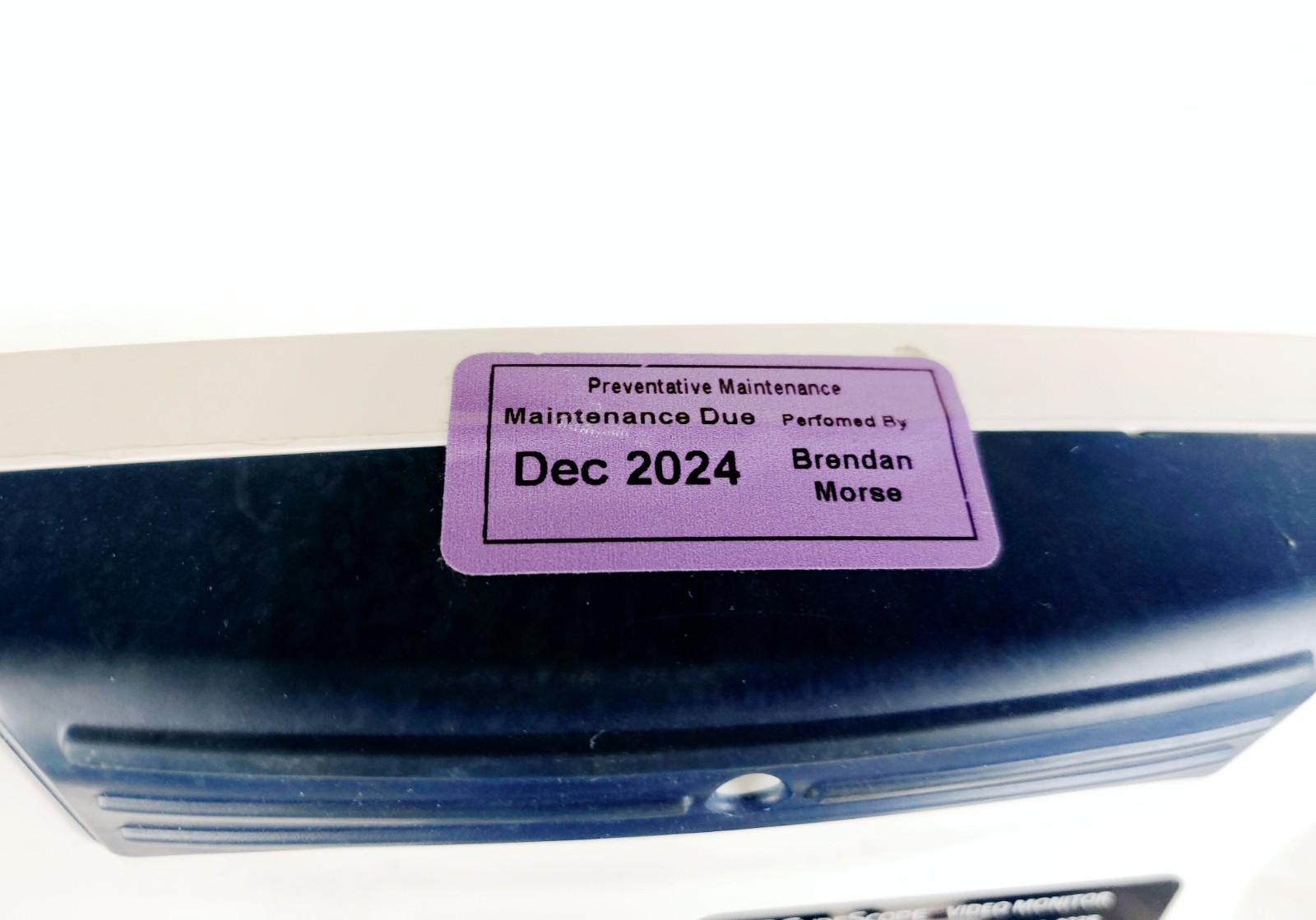 Verathon Glidescope Video Monitor 0570-0338 w Battery, Power Supply Tested