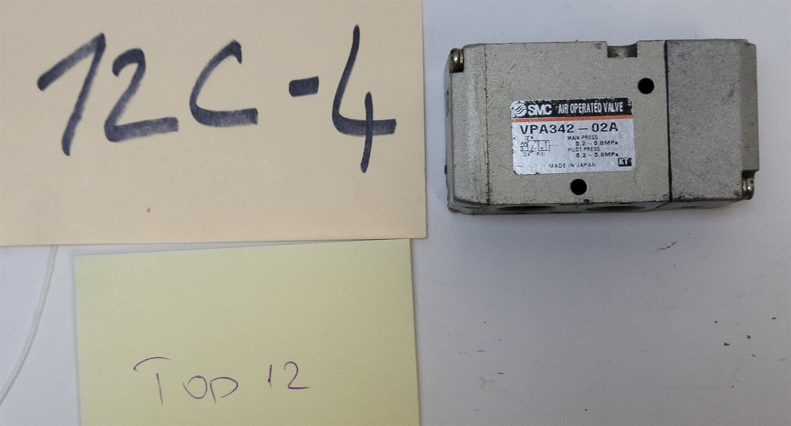 SMC VPA342-02A Air Operated Valve , Main Pressure 0.2-0.8 MPa