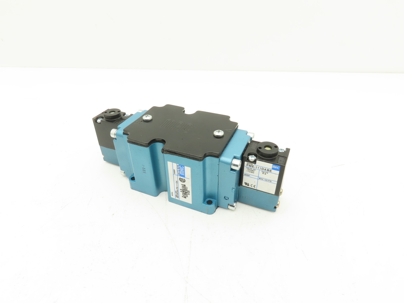 MAC 6541B-000-PM-111DA Pneumatic Solenoid Valve 150psi 120V PME-111DABE