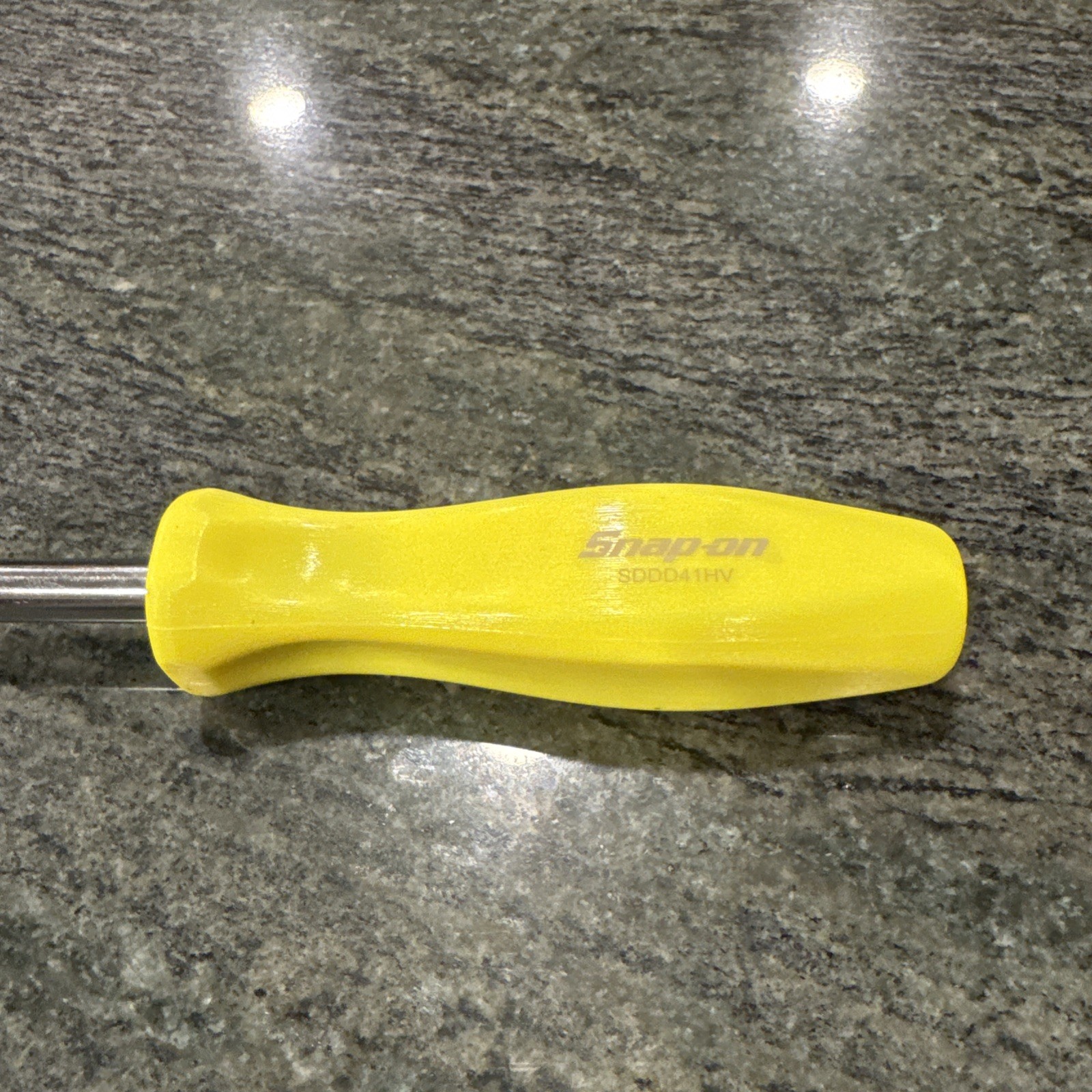 Snap-on sddd41 combination screwdriver with 4 tips. hi viz new