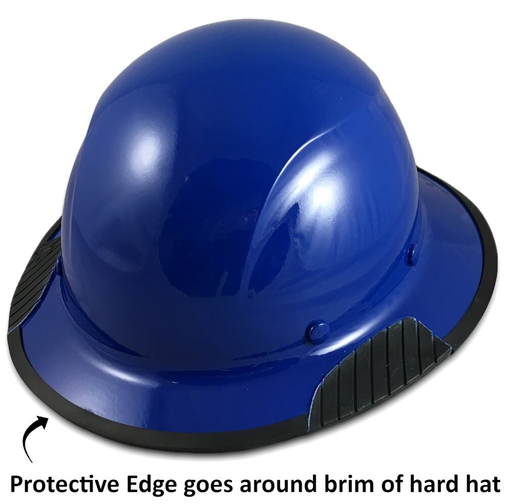 DAX Fiberglass Composite Lift Safety Full Brim Hard Hat – Royal Blue