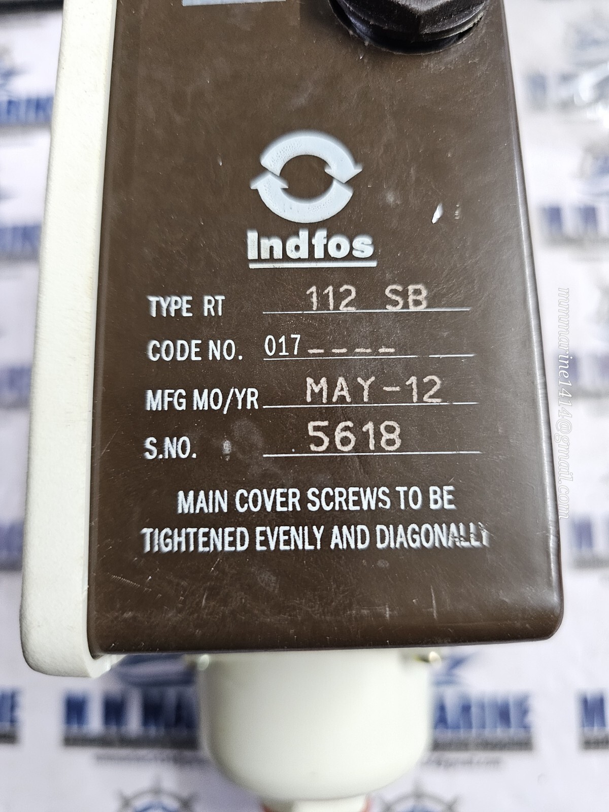INDFOS RT 112 SB PRESSURE SWITCH 0.1-1.1 KG/CM2 MADE IN INDIA