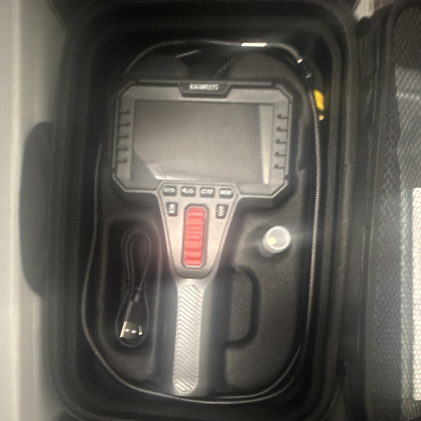 KAIWEETS KBA02 Articulating Industrial Borescope 1.6m 2.8mm LCD 720p 4X