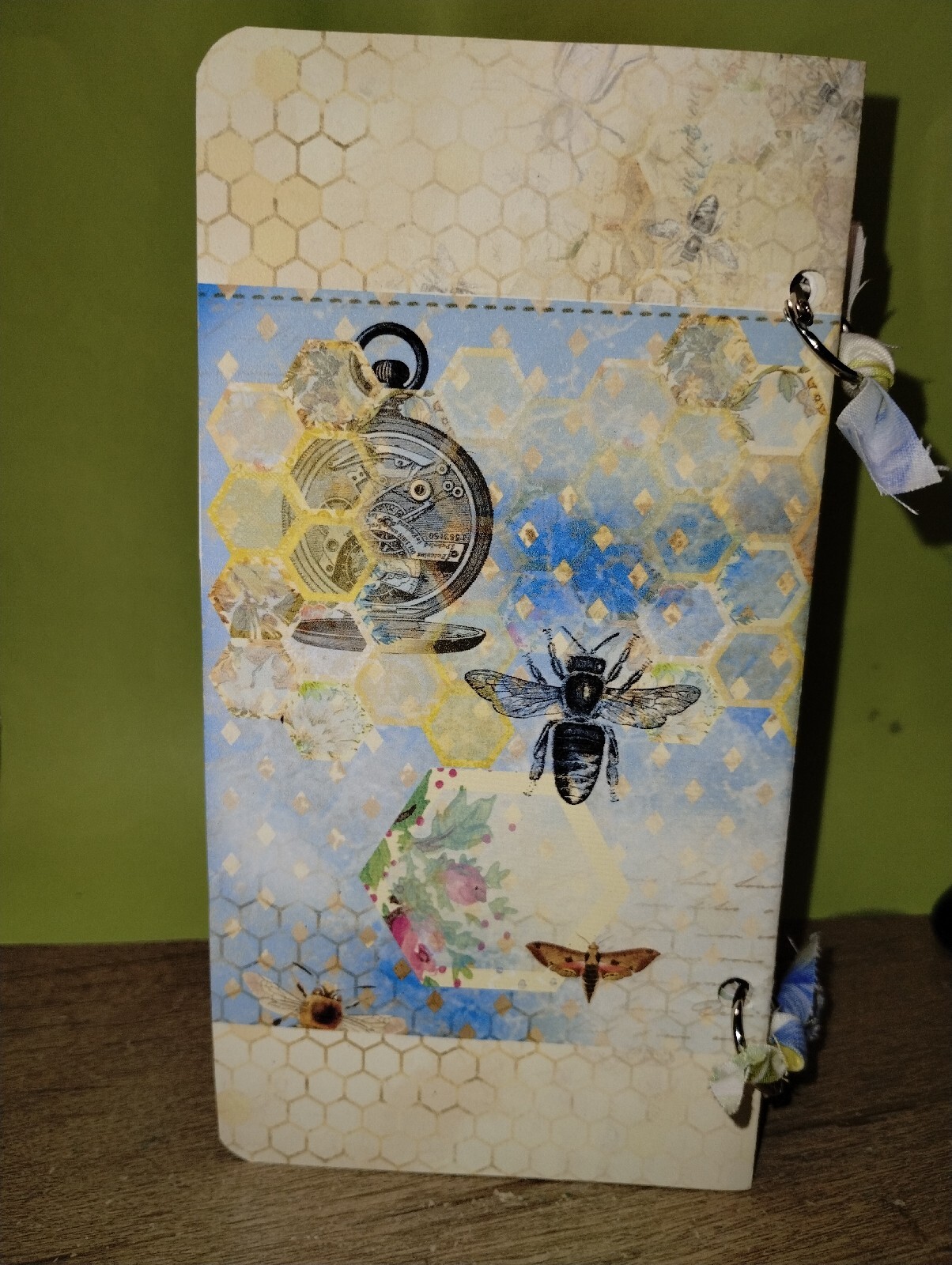 Bee Junk Journal USA Seller Gift Loaded With Tags