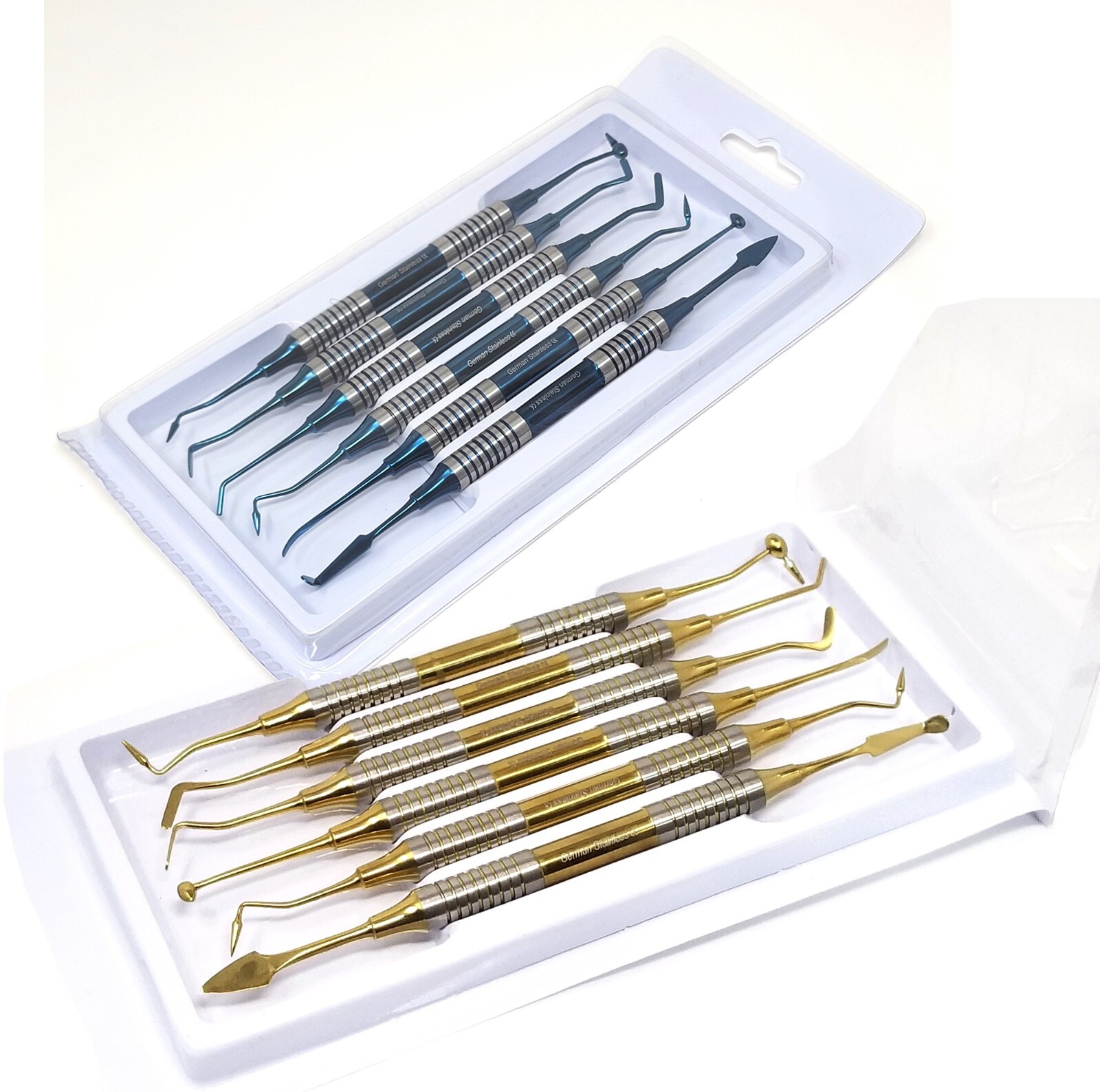 6Pcs/Set Dental Composite Resin Filling Spatula Repair Restorative Instruments