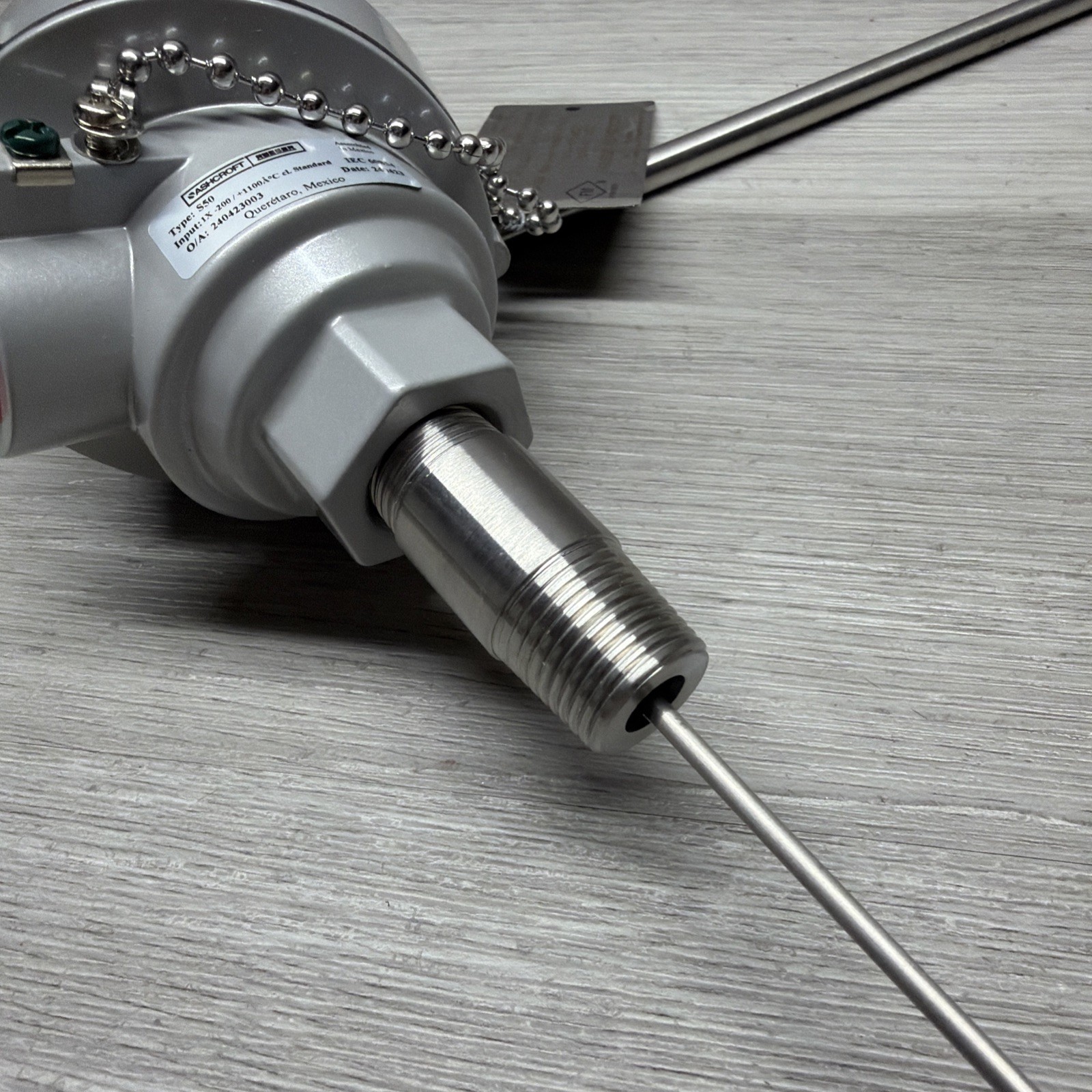 Ashcroft S50DRKN111F2-XB-H6R3-F3PTN=40LN=497 S50 RTD Thermocouple -200 To 1200C