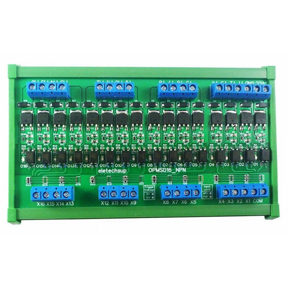 16CH DC 3.3V/5V/12V/24V Digital Logic Level to 5A Current Driver Converter