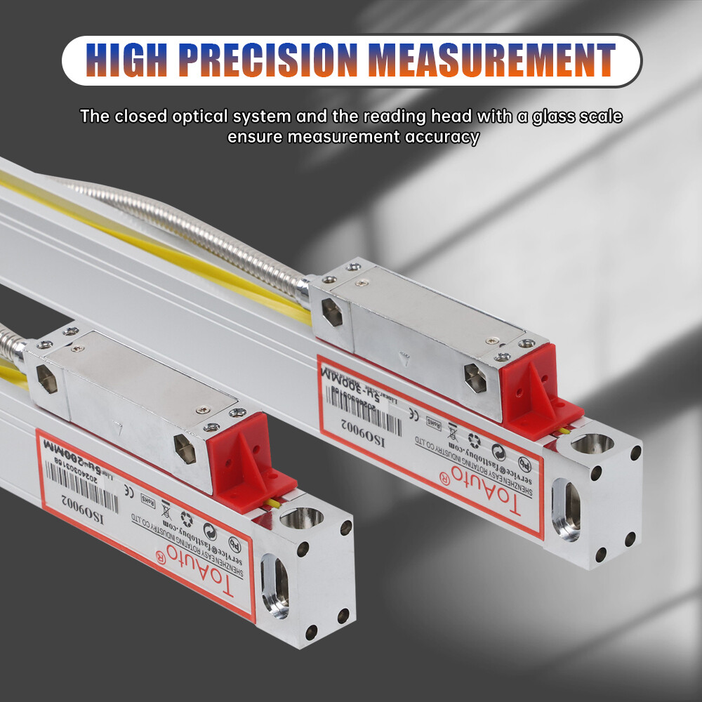 TOAUTO 10» 40» Linear Scale 2 Axis DRO Display 5um Digital Readout US Stock