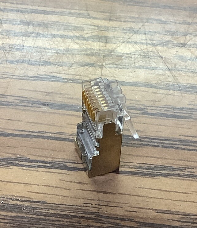 NOB Lot Of 57 Tyco CAT5E RJ45 Ground Type Connector