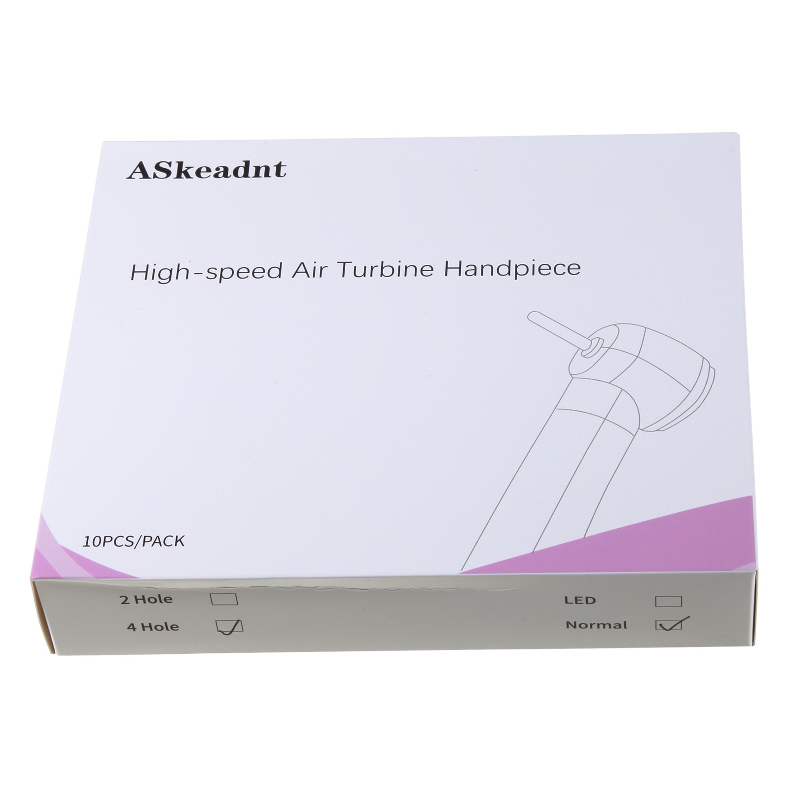 10* ADA4 Dental High Speed Handpiece Push Turbine 4 Holes Fit NSK Pana Max