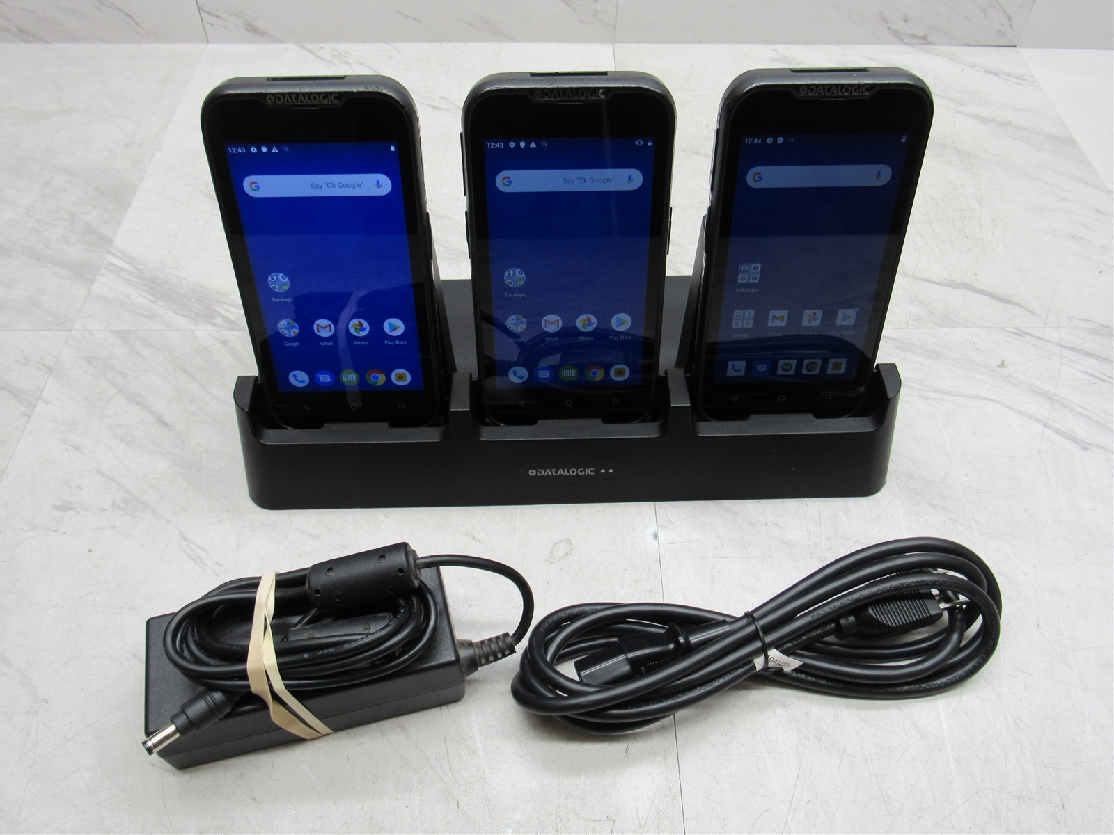 3 LOT Datalogic Memor 10 Mobile Computer 944350004 Android 9 w/ Battery + Dock