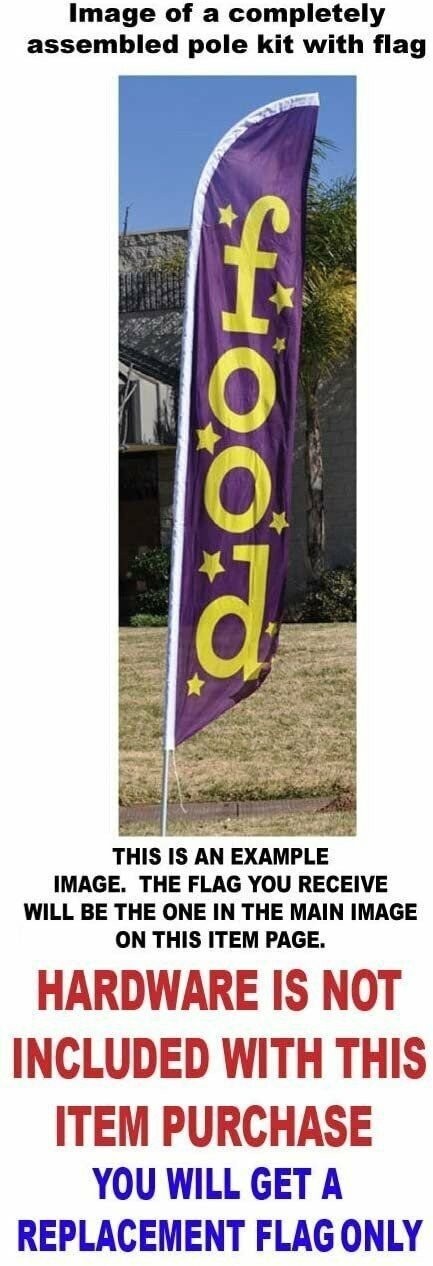 Car Audio Sale Feather Banner Swooper Flag, Replacement Flag Only