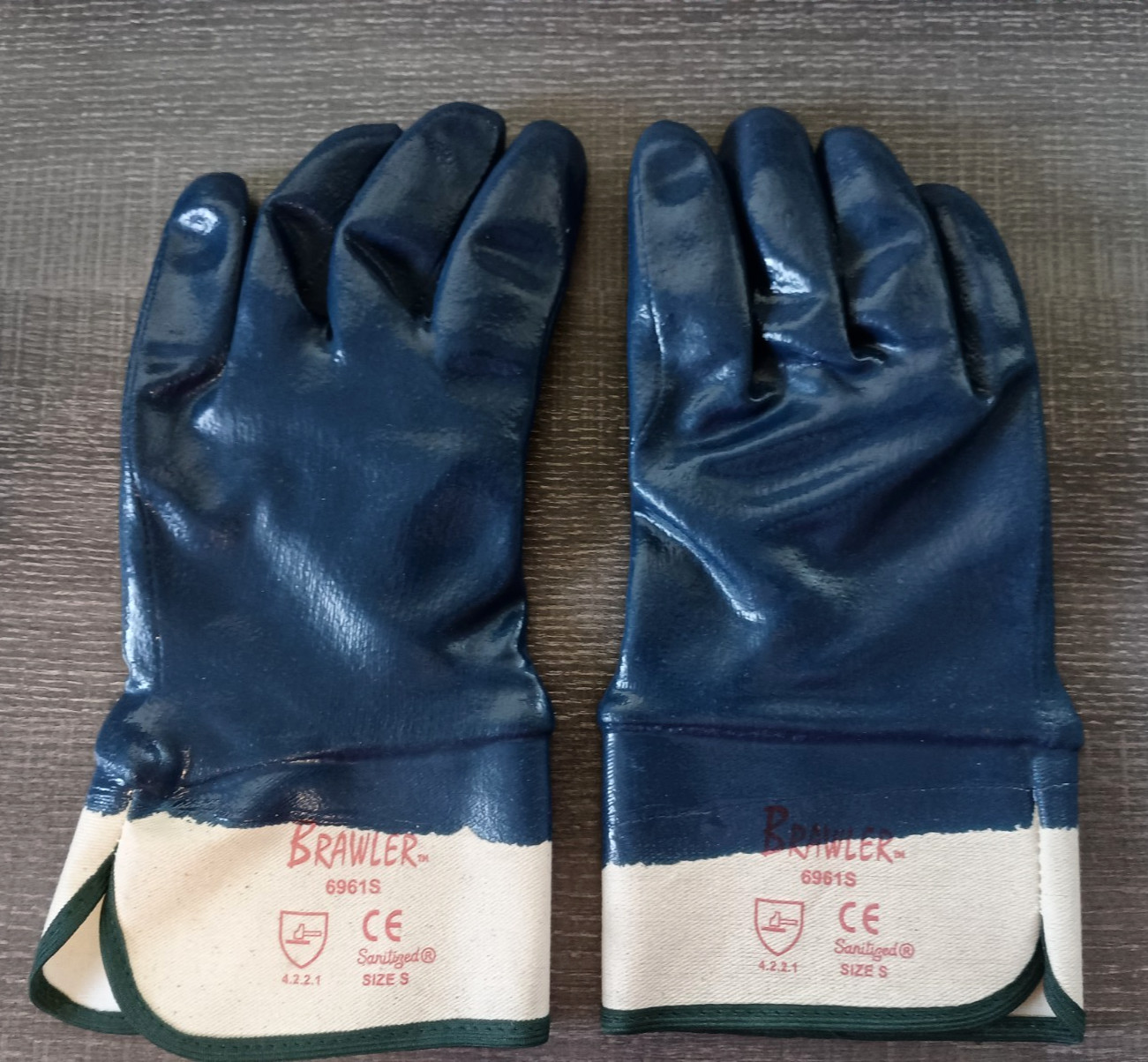 Cordova 6961S Industrial Safety Gloves 65% Nitrile Jersey Lined 12 Pair SZ.Small