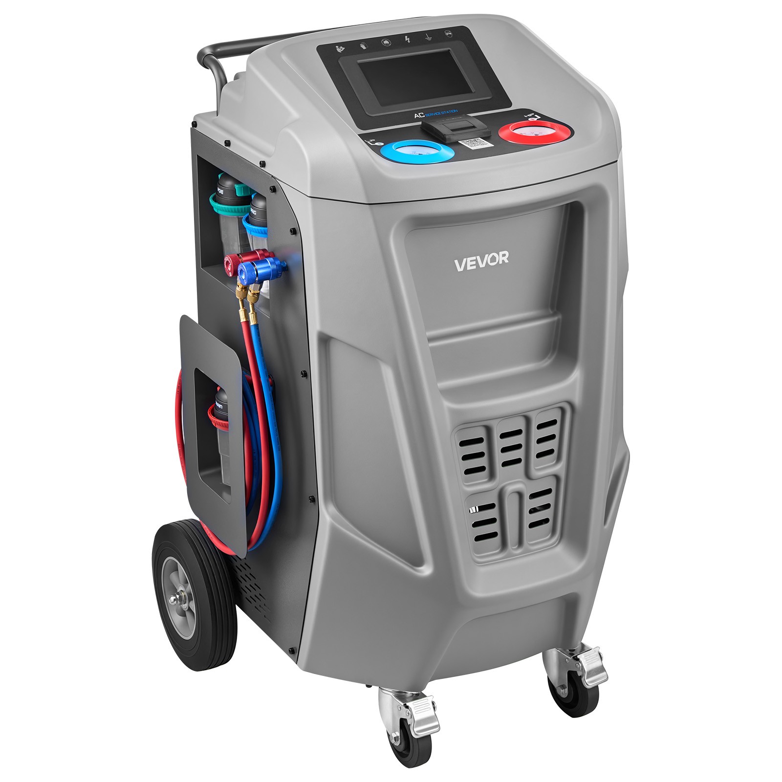 VEVOR Fully Automatic Refrigerant Recovery Machine 1234yf A/C Vacuum Recharging
