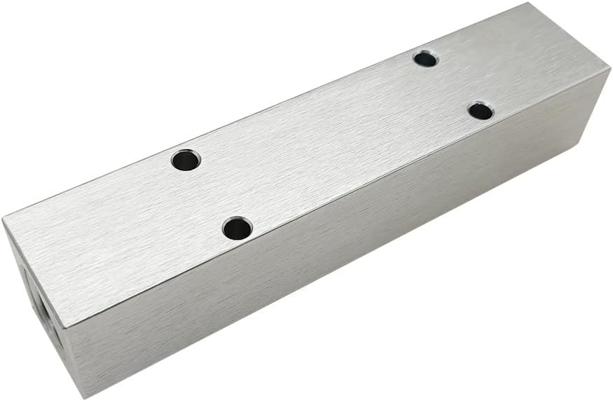 4 Way 6 Port Air Manifold 1/2″ NPT Supply Port 1/4″ NPT Outport With Mounting