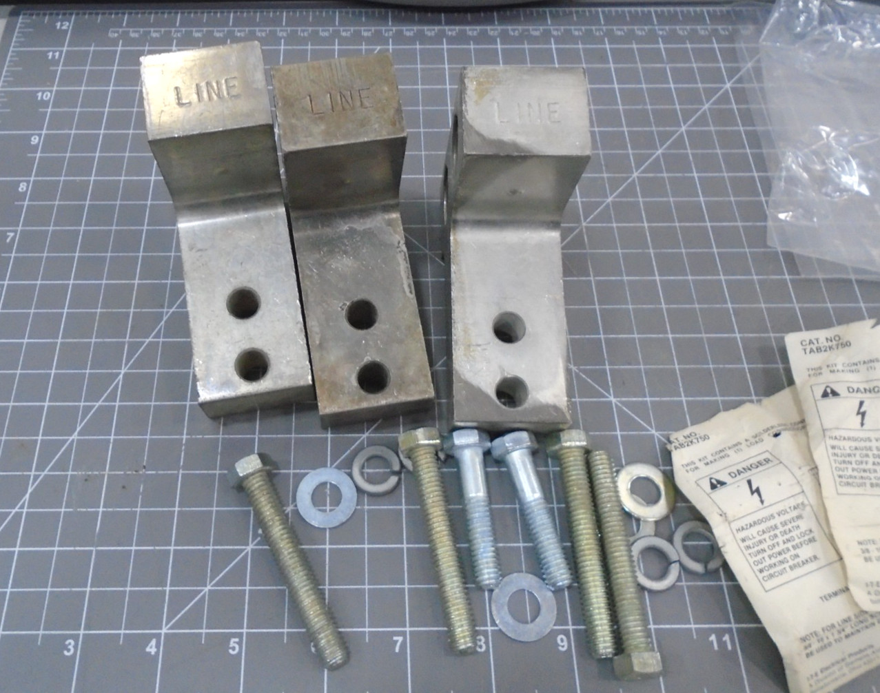 Lot 3 NEW ITE TAB2K750 Circuit Breaker Terminal Lug Connectors 750 KCMIL KMB HNB