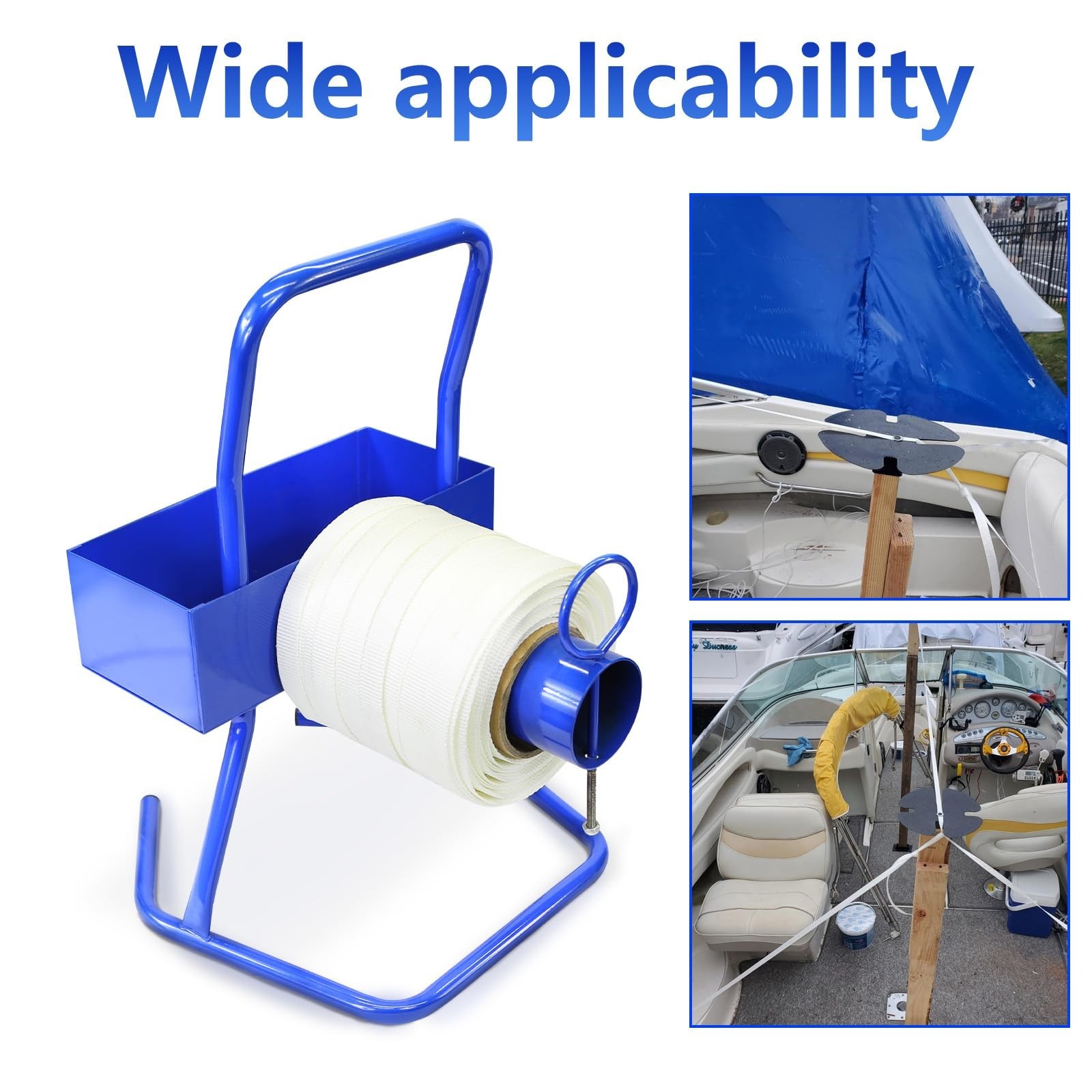 Heavy Duty Strapping Dispenser for Woven Cord Strapping Coils with Over 2.77″…