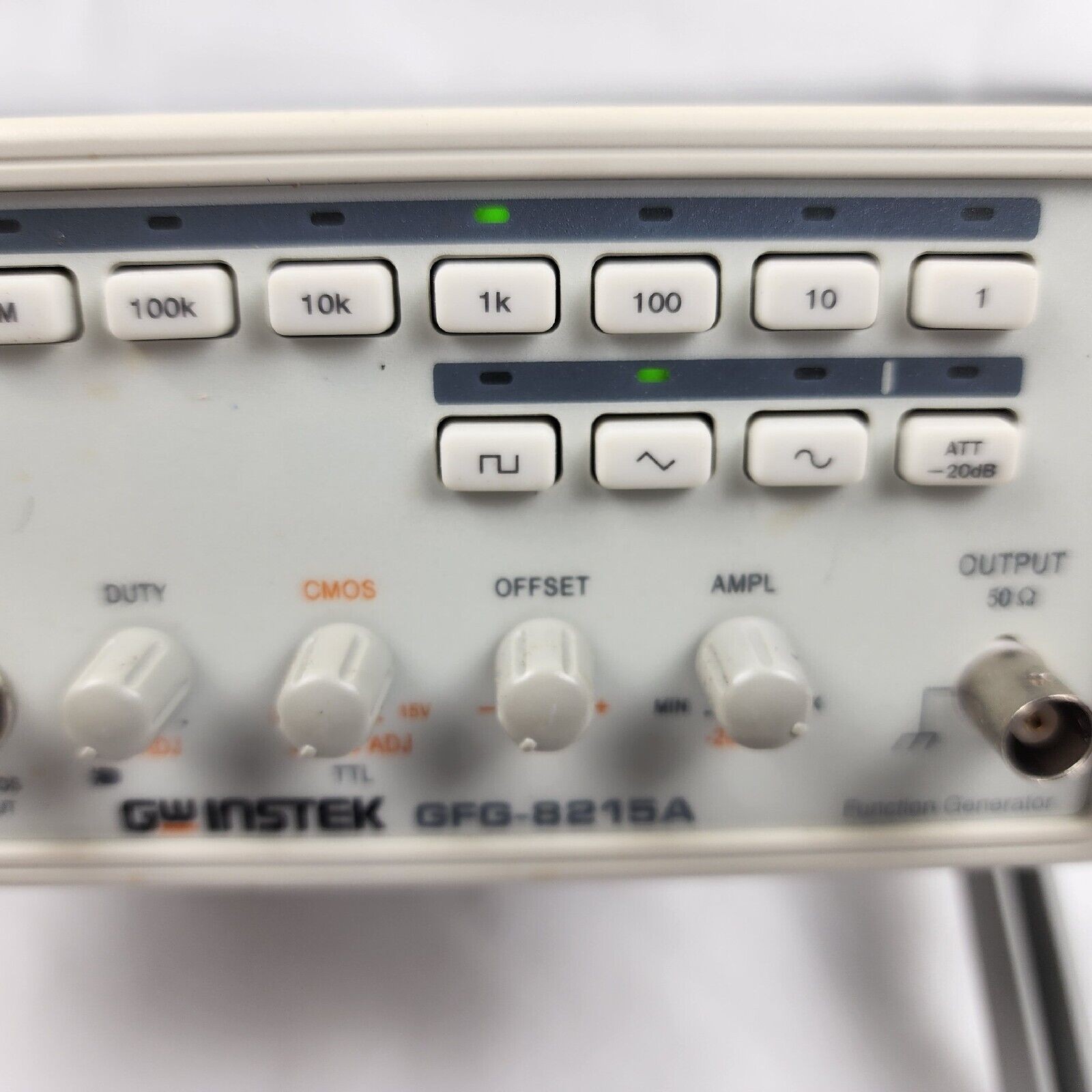 GW Instek GFG-8215A Function Generator, 0.3Hz to 3MHz Frequency Range – Tested