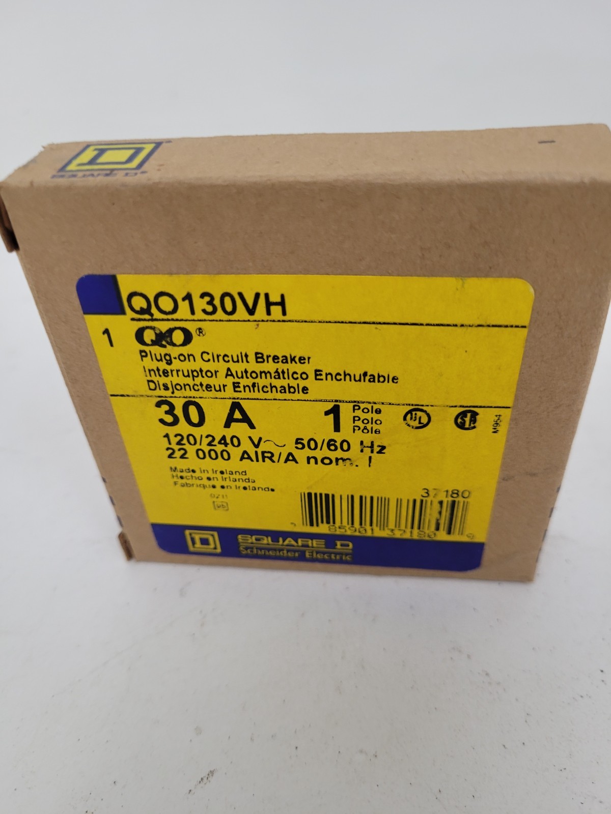 QO130VH Square D 30 Amp Circuit Breaker – Next Day Option – New
