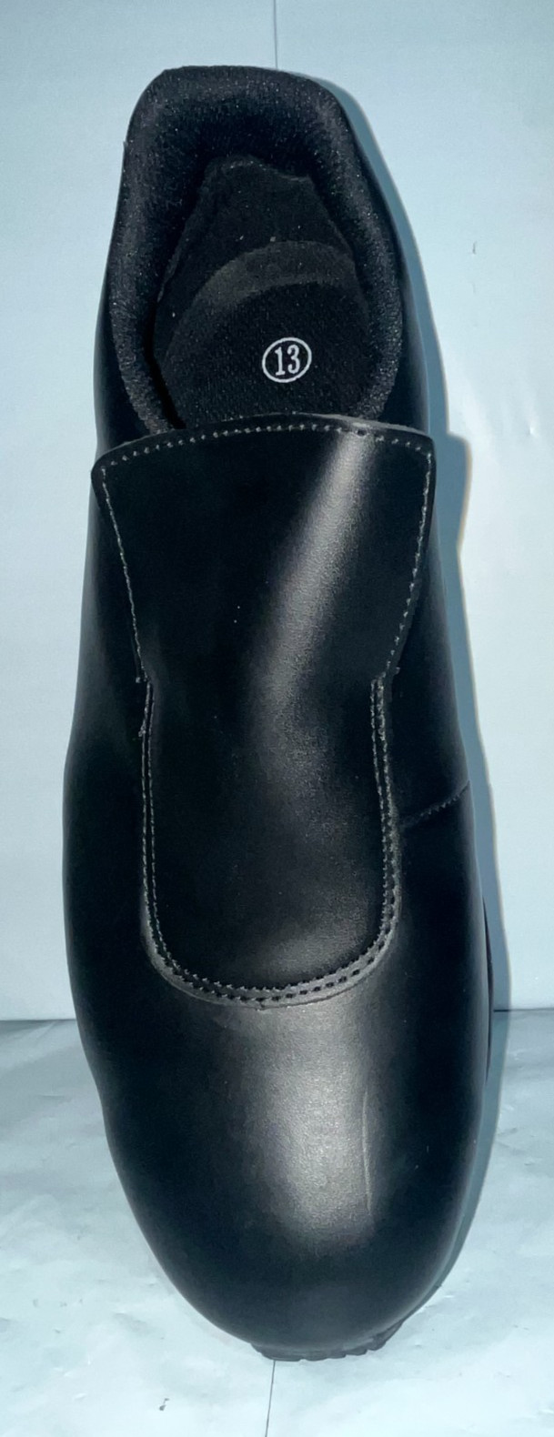 BLACK WATERPROOF LIGHTWEIGHT STEEL TOE CONSTRUCTION SLIP ON SAFETY WORK BOOTS