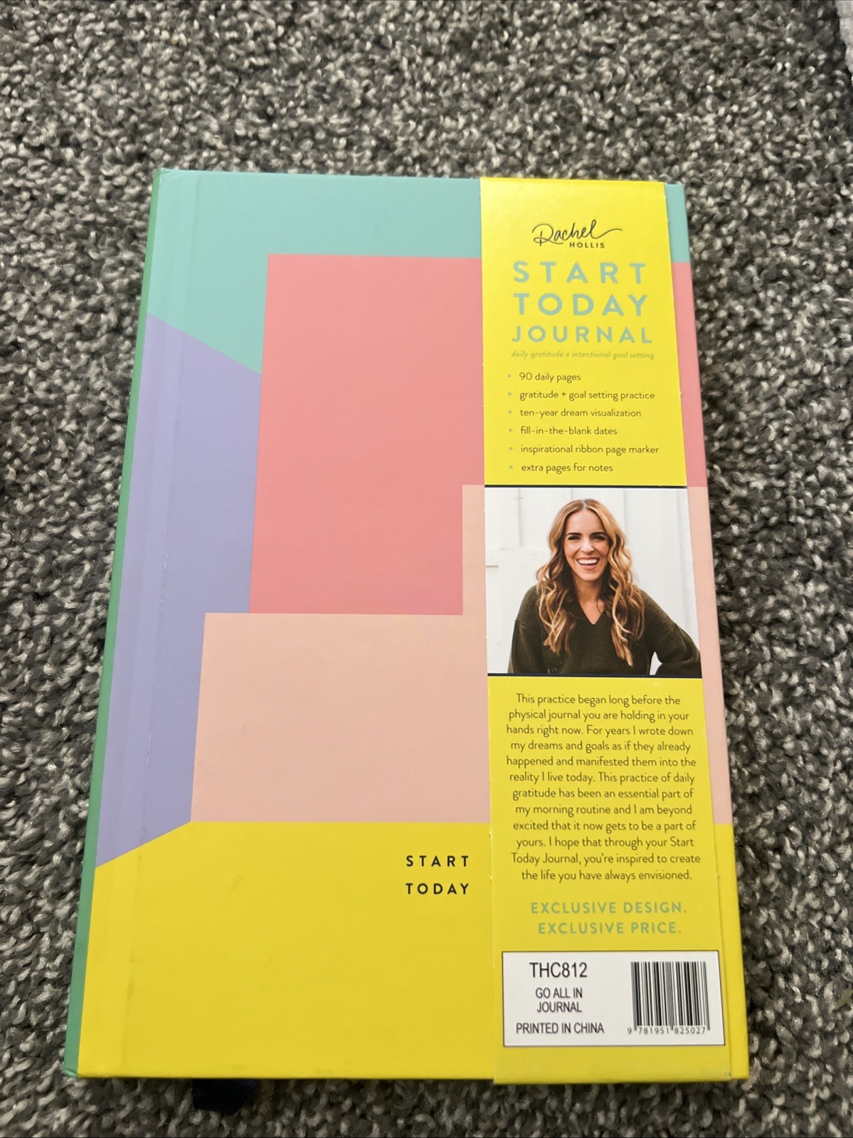 Rachel Hollis Start Today Journal Yes You Can 90 Day Gratitude Goal Setting New