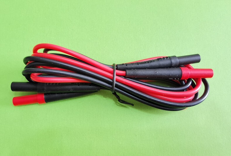 1PC New Fluke TL221 SureGrip Test Leads 1.5M 5FT Black Red Multimeter Cable