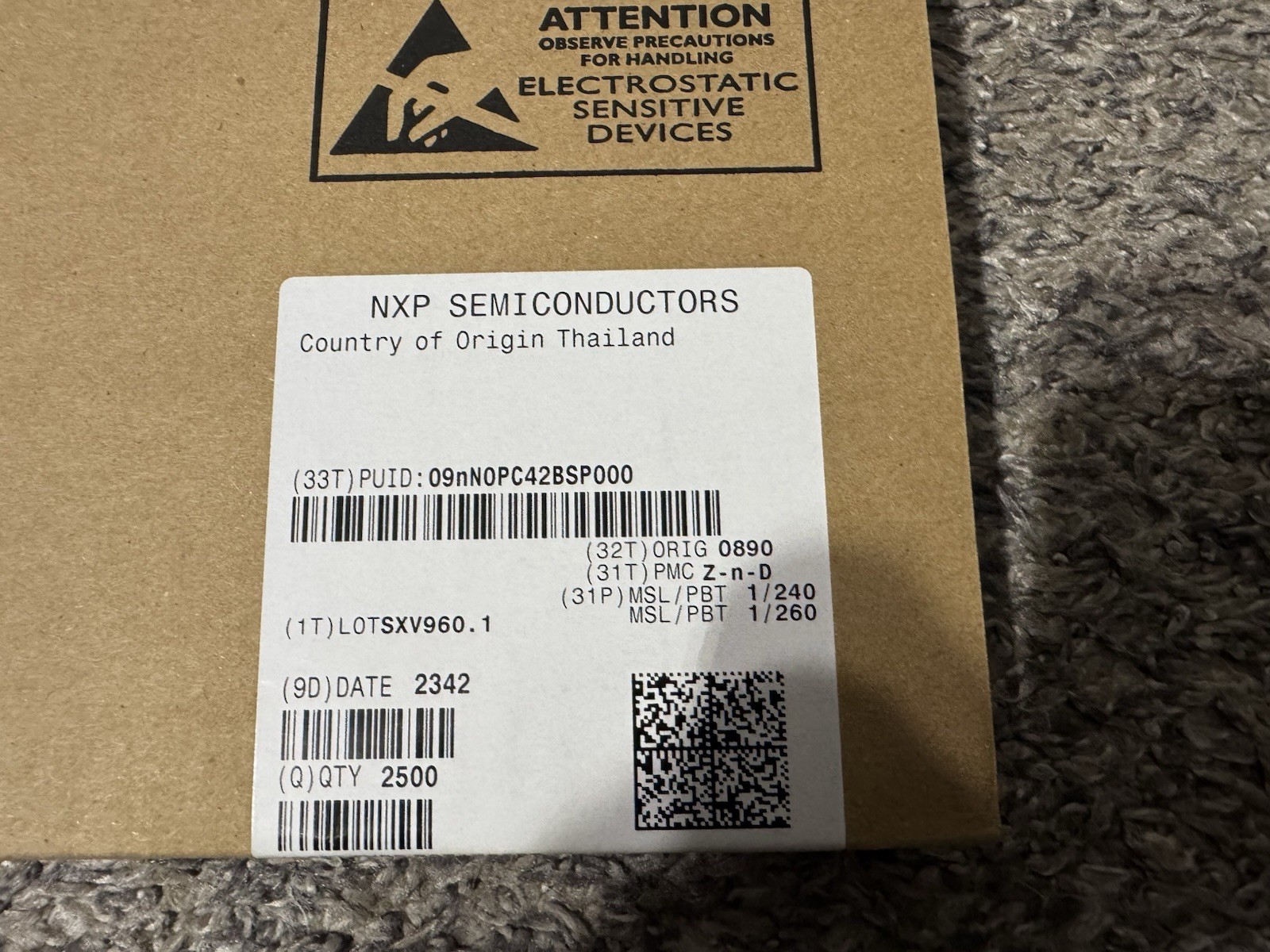 2500x NXP P3T1755DPZ Digital Temperature Sensor I2C IC New Factory Sealed Lot