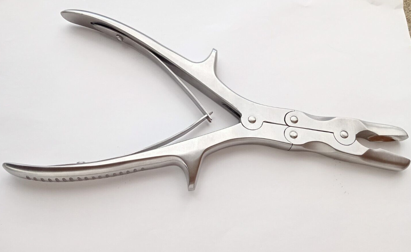 Stille-Luer Bone Rongeur Double Action 8.75″ Curved German Grade